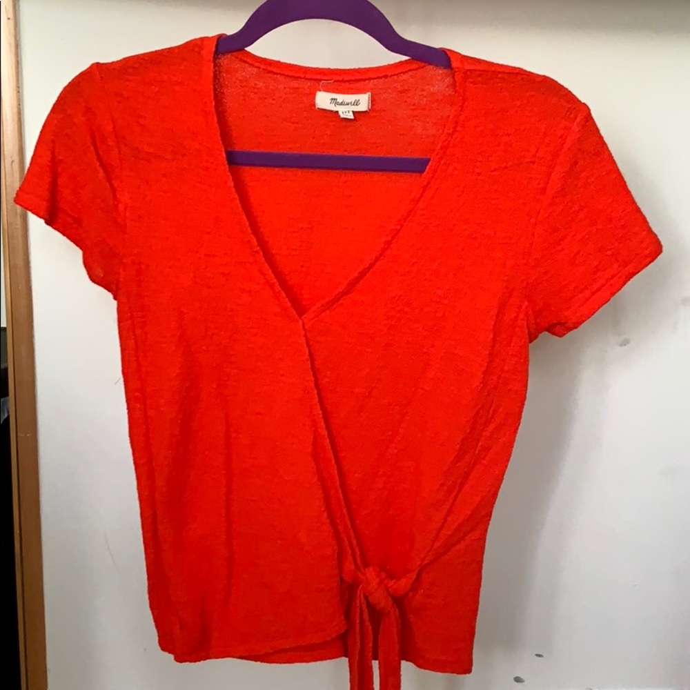 Madewell wrap top